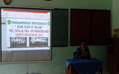 Pendampingan EDM dan E-RKAM di MTs Sumbersari